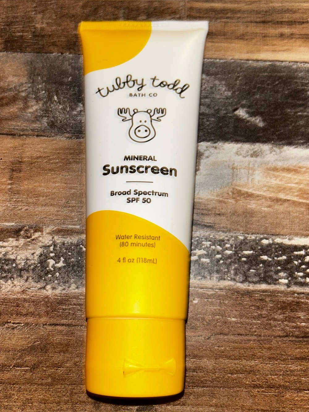 Tubby Toda Mineral Sunscreen SPF 50 4 fl oz / 118 ml NEW